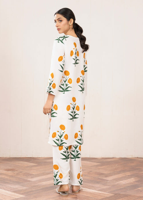 WHITE FLOWER CO-ORD SET