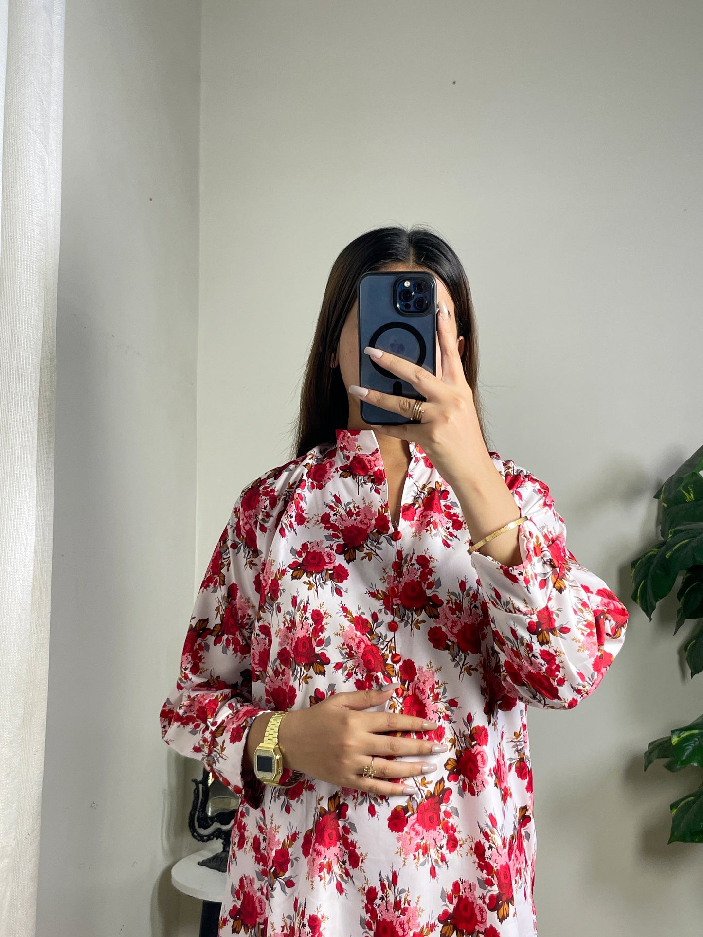 REDISH BLOOM CO-ORD SET All over printed Lown Cotton Affordable Dresses👗