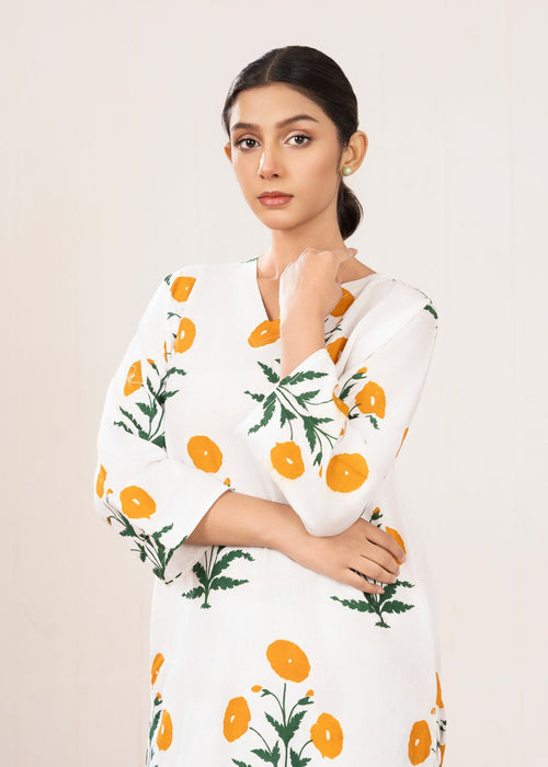 WHITE FLOWER CO-ORD SET